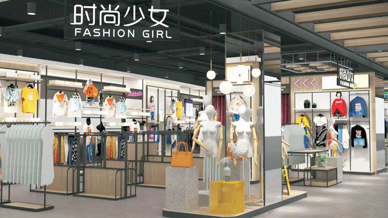 Clothing store rack 81