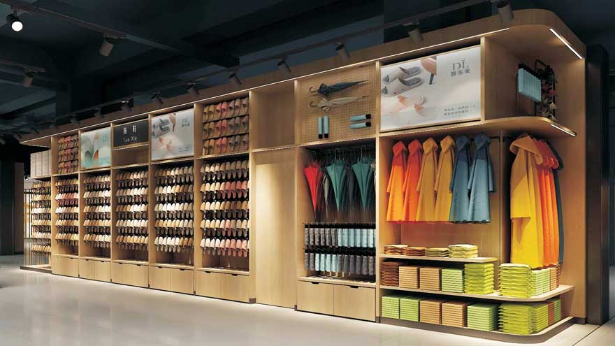 Clothing store rack 6