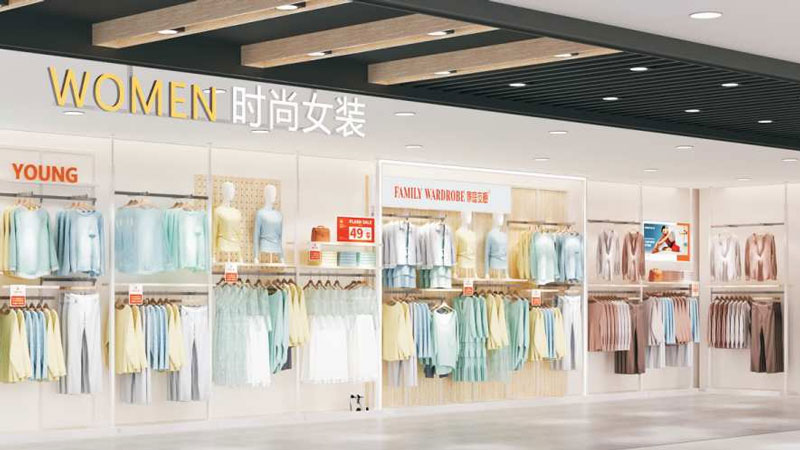 Clothing Store rack 4