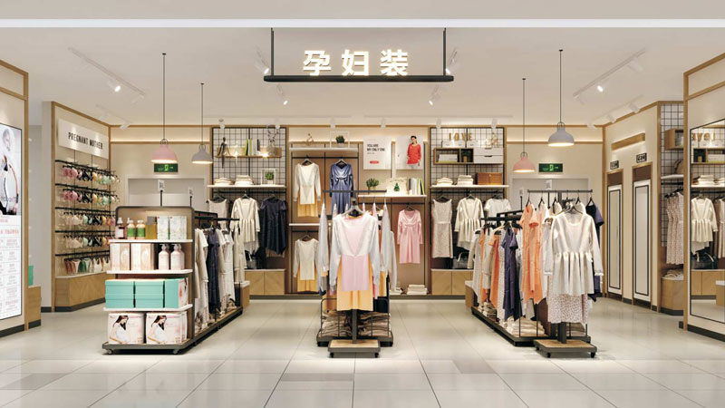 Clothing store rack 57