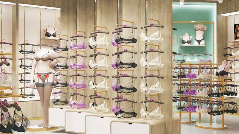 Clothing store rack 511