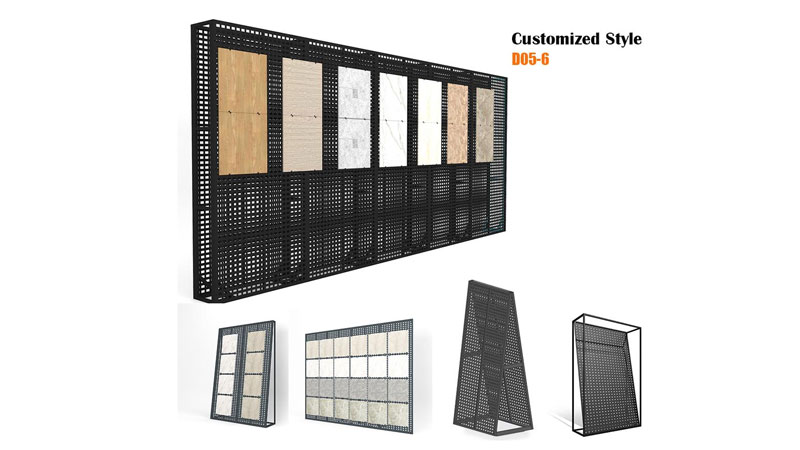 Tile shelf display rack for retail store 94