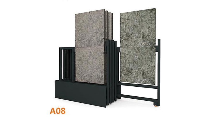 Tile shelf display rack for retail store 97