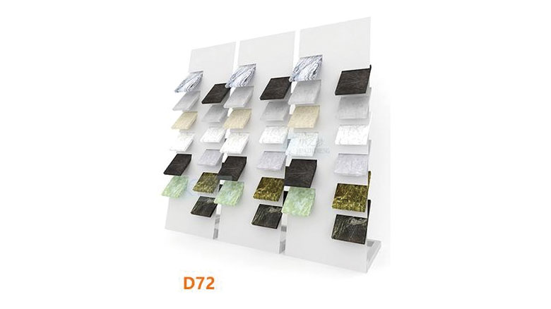 Tile shelf display rack for retail store 102