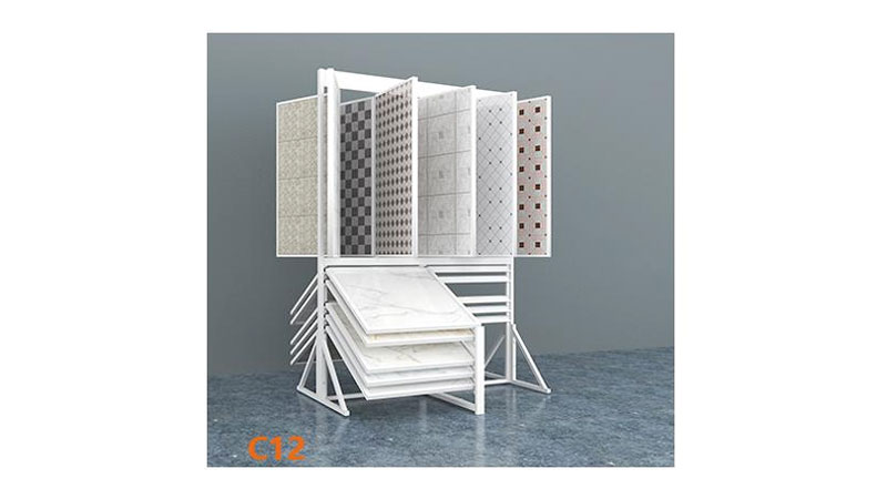 Tile shelf display rack for retail store 2