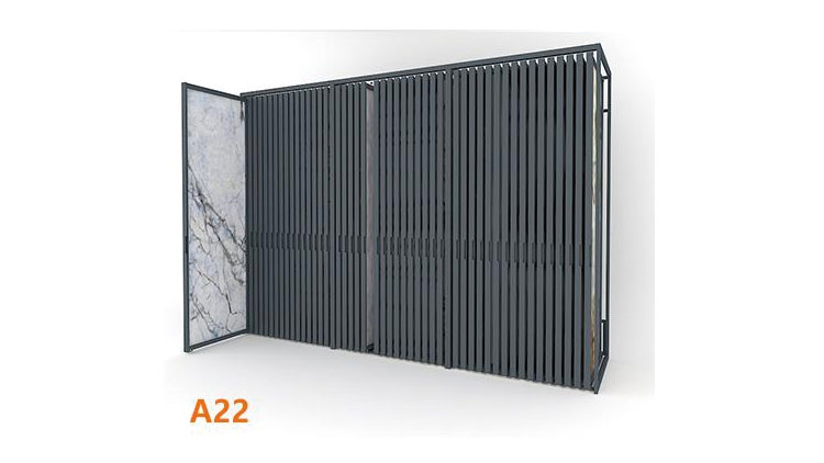 Tile shelf display rack for retail store