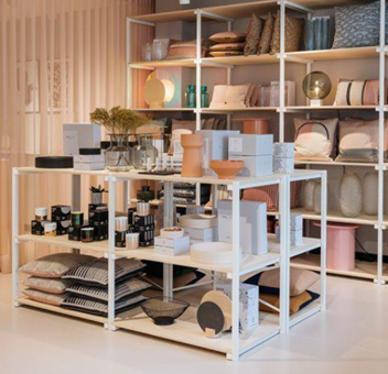 Kitchen island display shelf 7
