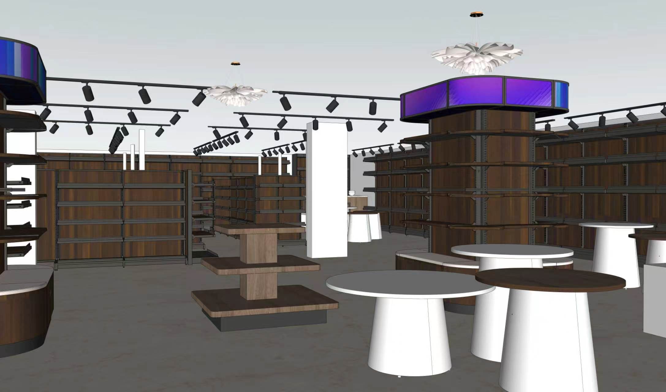 Kitchen store 3D layout design 16