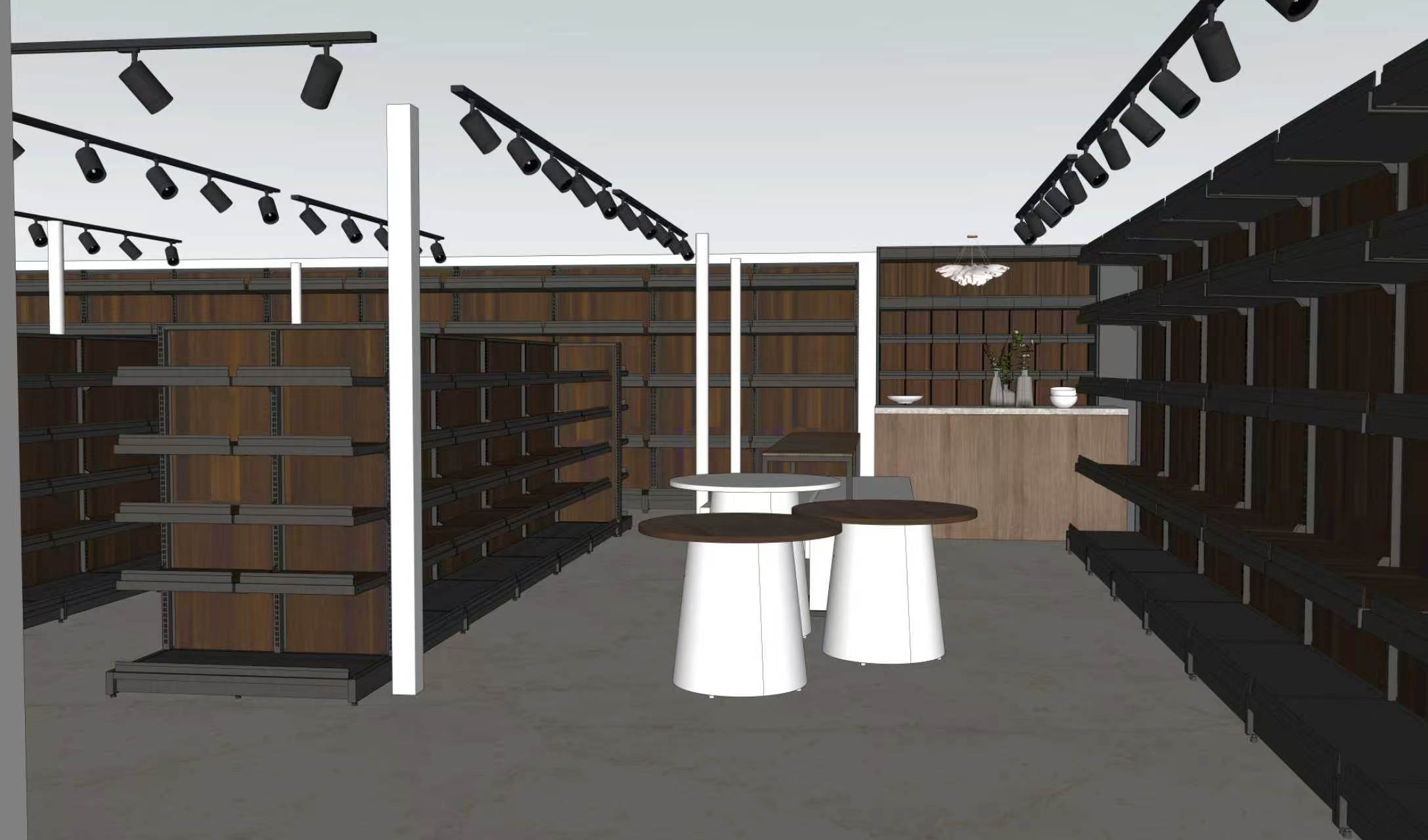 Kitchen store 3D layout design 17