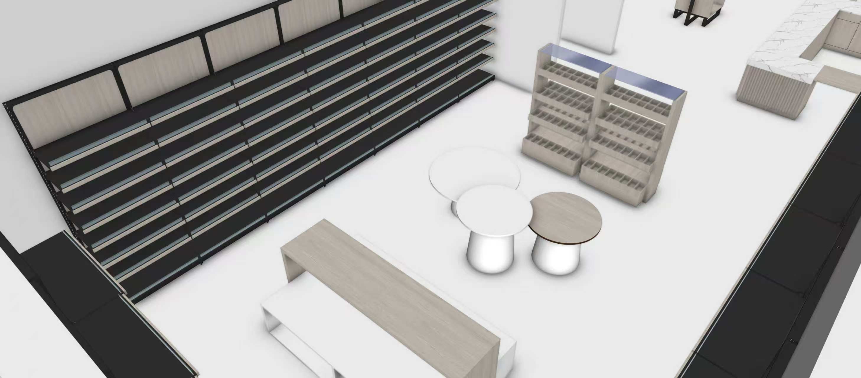 Kitchen store 3D layout design 5