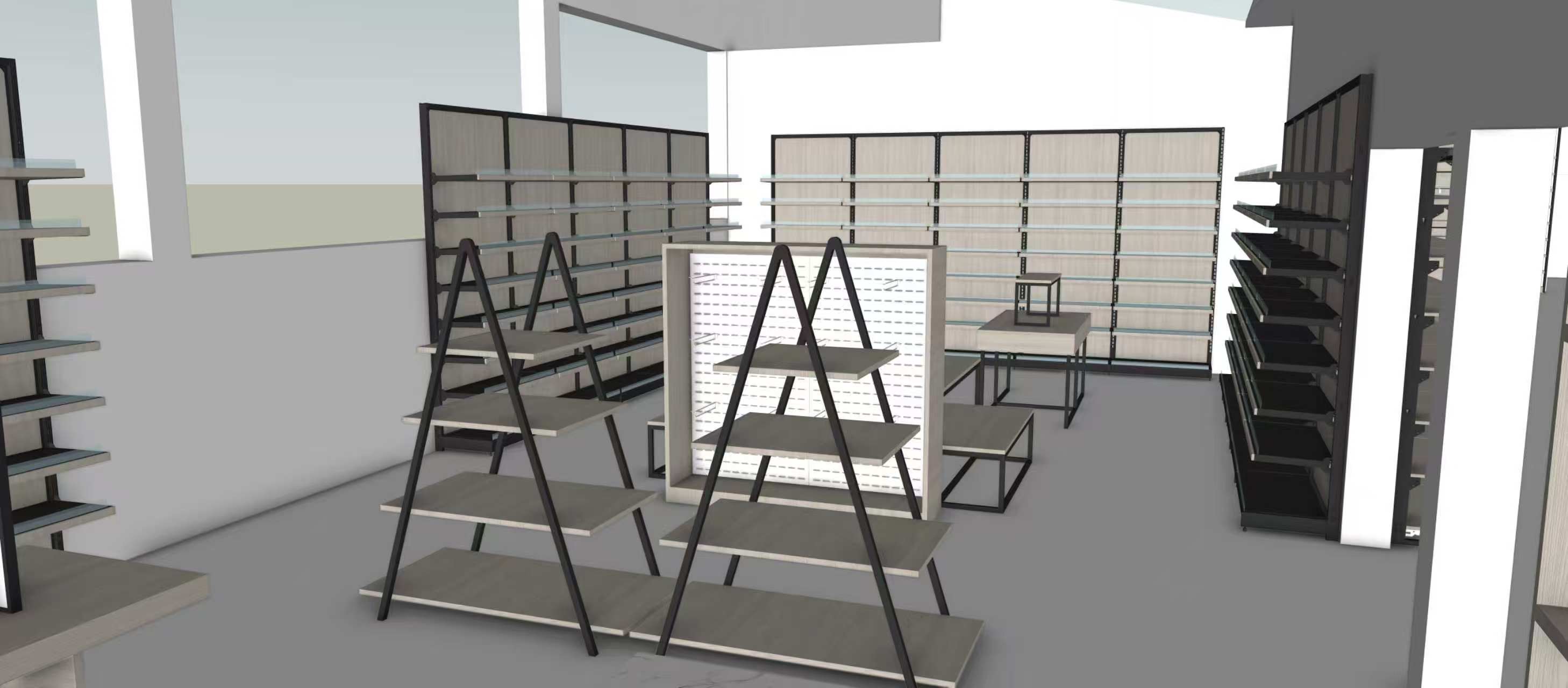 Kitchen store 3D layout design 10