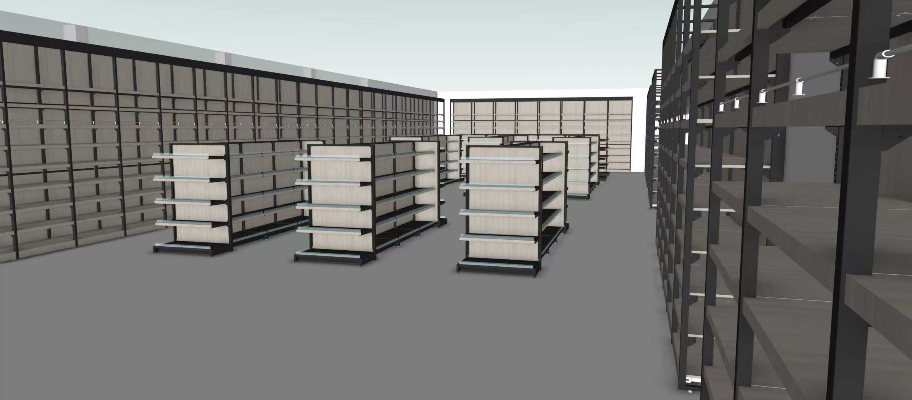 Kitchen store 3D layout design 6